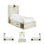 Lit plateforme simple avec rangement Kalayiah