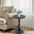 21" Round Metal Vintage End Table-1428894073