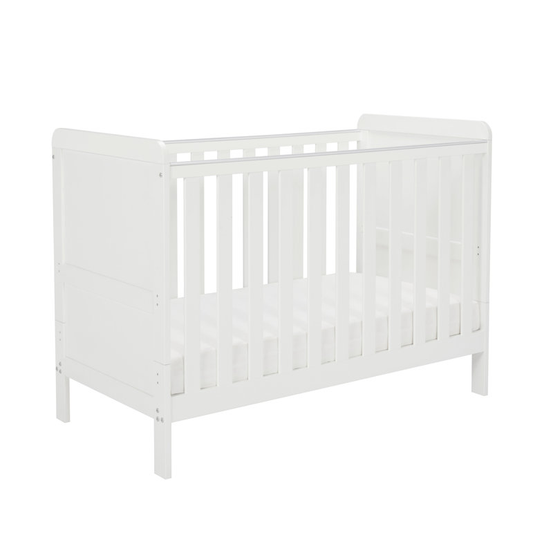Babymore Caro Urban Mini Cot Bed, White