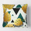 Coussin Golden Foliage V - Mid-Century Modern-1335444946