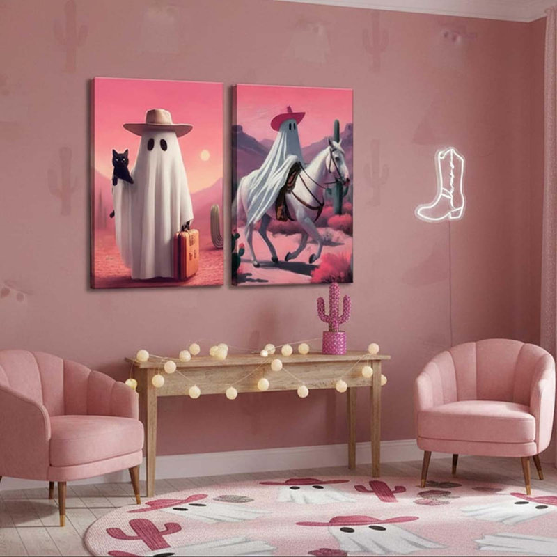 2 Piece Wrapped Canvas Wall Art