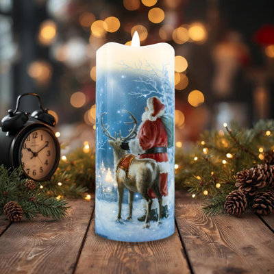 Bougie en fibre optique Starry Night