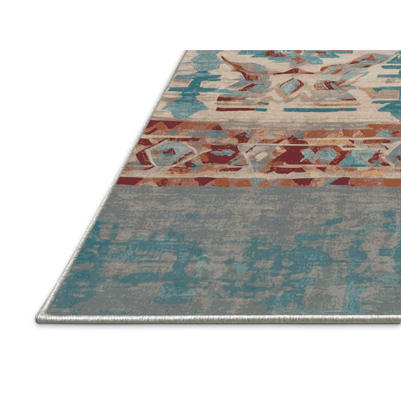 Silky Soft Plush Green Area Rug, Rectangle 4' x 6'