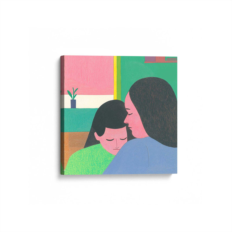 «Family Circle I» par Walker Noble, reproduction d'art sur toile, H 12 po x l 12 po