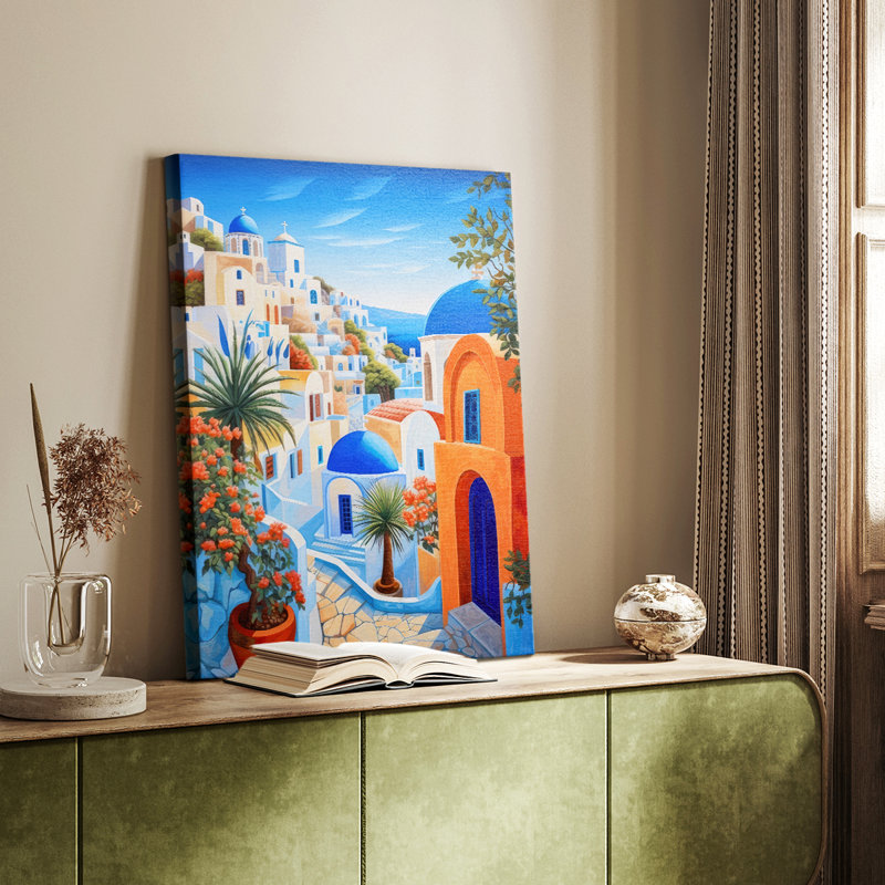 Oia Caldera II - galerie Cavas personnalisée, H 48 po x l 32 po