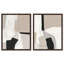 Duo de stripteaseuses, reproduction d'art encadrée, ensemble d'art abstrait bohème par Art Remedy, cadre noir, 20 x 24-2006524212-2006524216