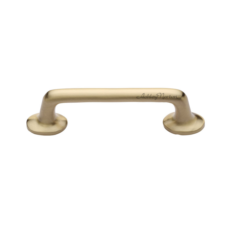 Classic Cabinet 6" Center to Center Bar Pull, Satin Brass, 6"