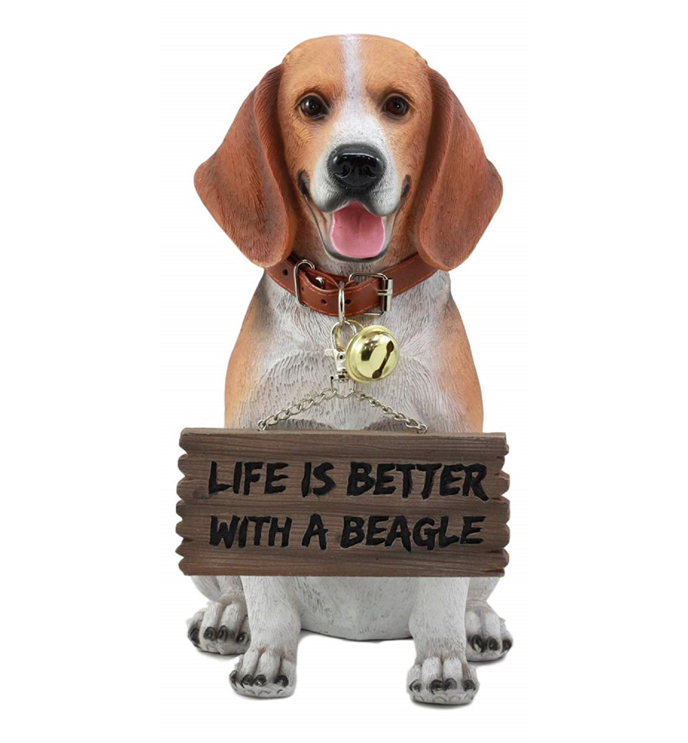 Centrahoma Dog Plastic Garden Statue August Grove®