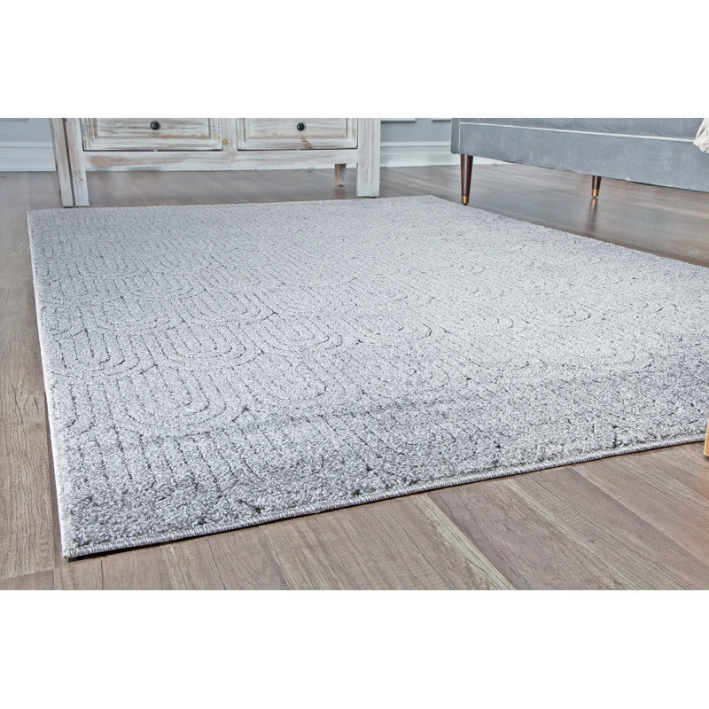 Tapis contemporain en quartzite Cadence, Rectangle 2 pi x 4 pi
