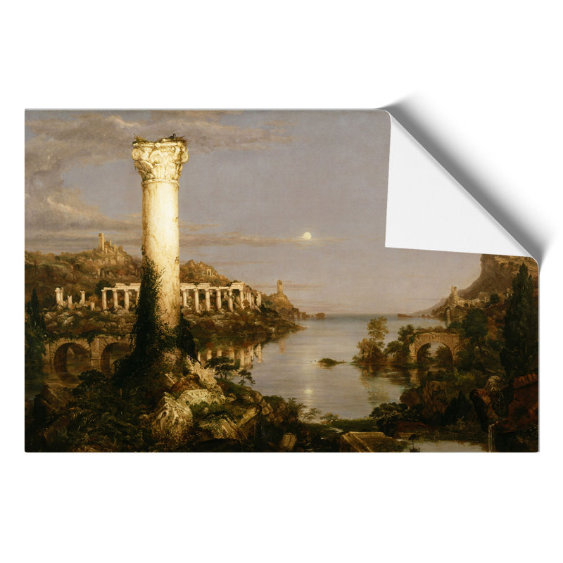 Course Of The Empire Desolation by Thomas Cole - No Frame Painting, 30cm H x 42cm W x 0.1cm D