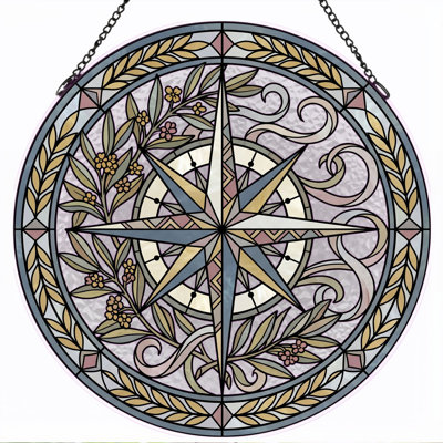 Vitrail Compass Rose