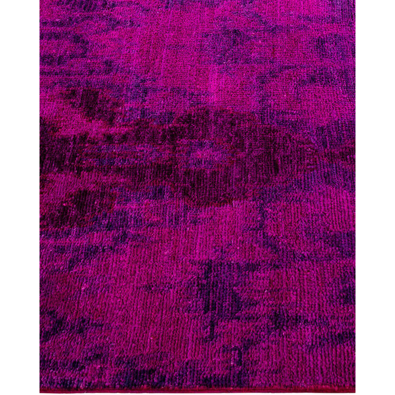 Contemporary One-of-a-Kind 2' 6" X 10' 3" Hand Knotted Area Rug