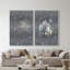 Midnight Flora Set Floral & Botanical Canvas Print by Oliver Gal, Black Frame, 10 x 15-1895868061-1895868060