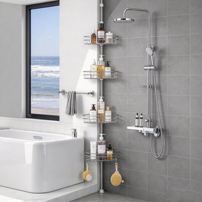Tension Stainless Steel Shower Caddy
