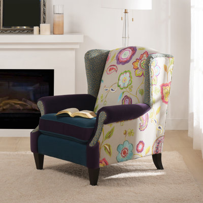 Camborne Upholstered Wingback Chair