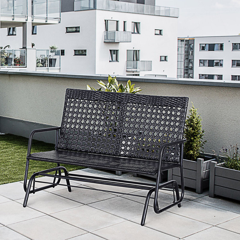 Chaise berçante de patio pour 2 personnes