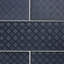 Elements Slip Resistant 4 in. x 12 in. Textured Glass Straight Edge Subway Floor Tile-40789592