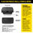 Bell+Howell Solar Deck Fence Lights With Color Changing Mode Feature, Wireless Auto On/off Shut Off