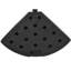 Poids de base de parasol d'extérieur - 4, jusqu'à 150 lb, noir, option de remplissage eau / sable, style similaire, lb toutes saisons Chargement, 4, remplissable, texture, utilisation