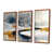 Toile avec cadre flottant brun