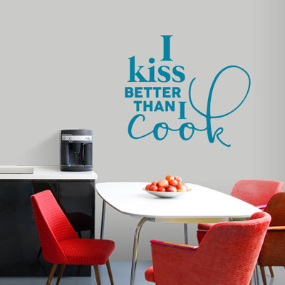 Décalcomanie murale "i baiser" mieux que i cook