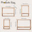 42cm W Solid Wood Wall Mounted Shelving Unit