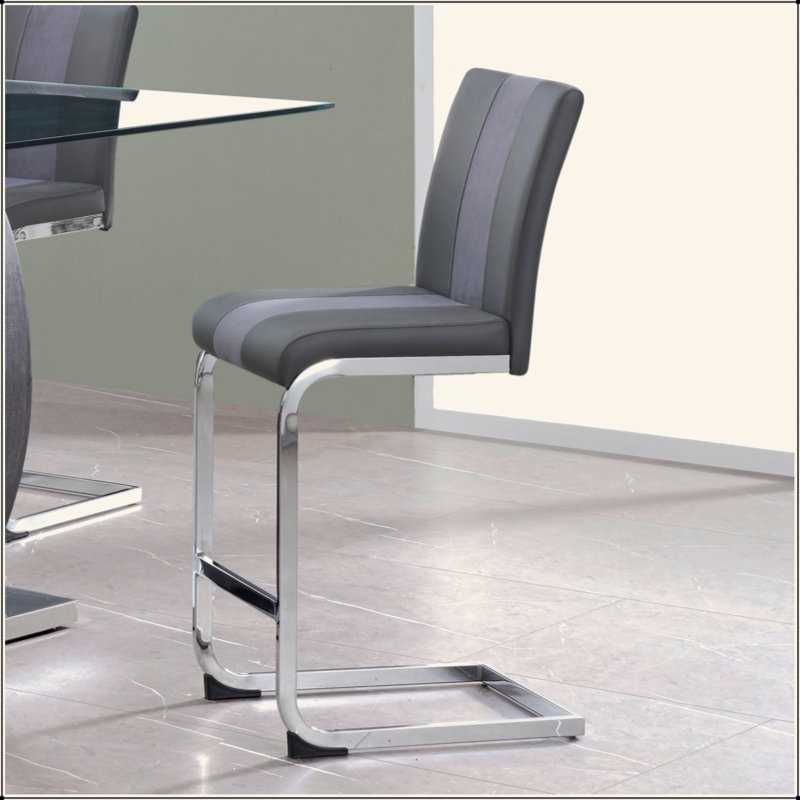 TABOURETS DE BAR ALTIS GREY (ENSEMBLE DE 4), Gris
