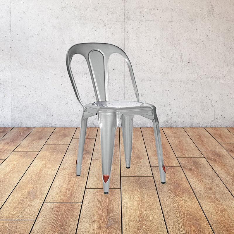 Chaise d'appoint Marais, Argent flash