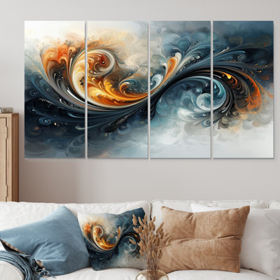Wynter - Spiral Abstract Wall Art - décoration murale moderne