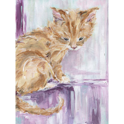 " Tabby Cat " by Susan Pepe Painting Print