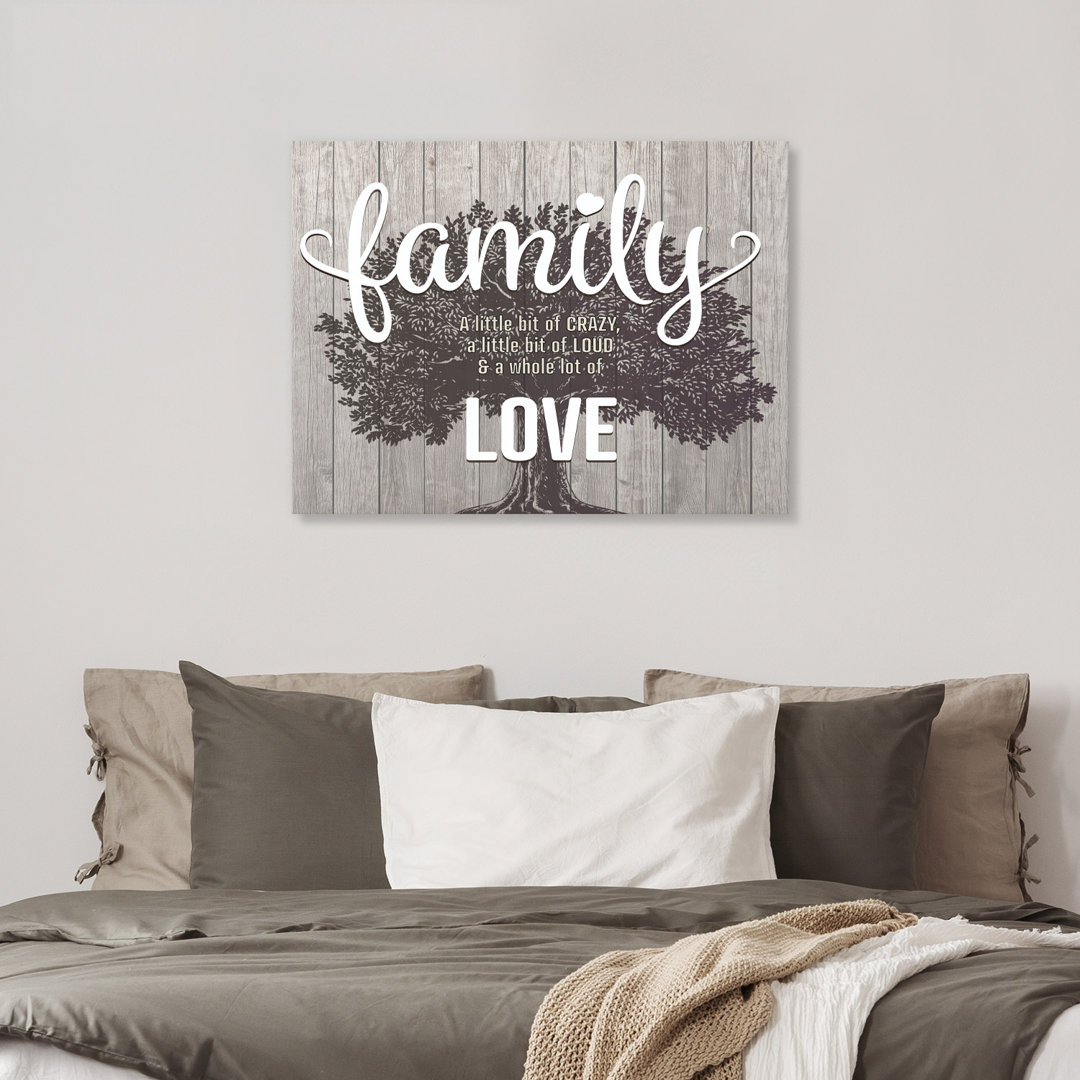 Family 2 – Premium Leinwanddruck – Kollektion Quote Designs