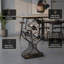 12 Bottle Console Wine Bottle Rack Black