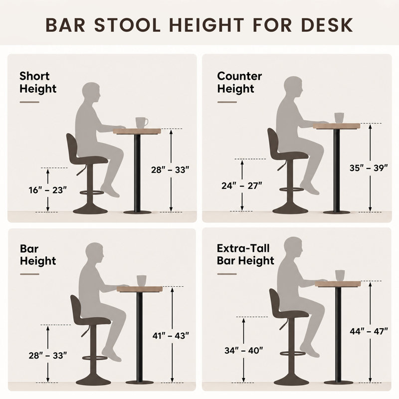 Ensemble de 3 tabourets de bar pivotants, tabourets de comptoir à hauteur réglable de 56 à 76 cm, chaises de bar modernes en similicuir avec dossier pour îlot de cuisine et bar à domicile, beige