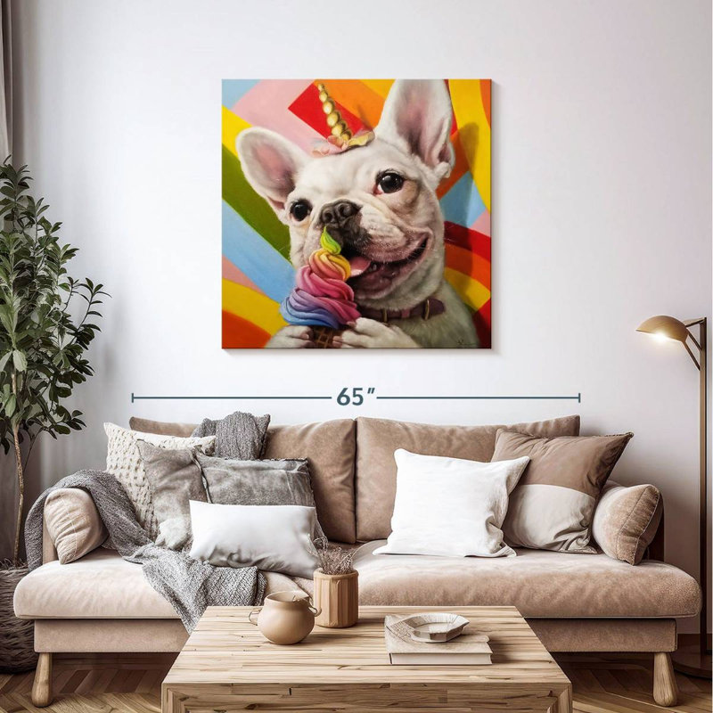 Crowle Rainbow Party, 39" H x 39" W
