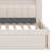 Upholstered Platform Bed with USB Ports and LED Belt, With Trundle-1234835502-1210517105