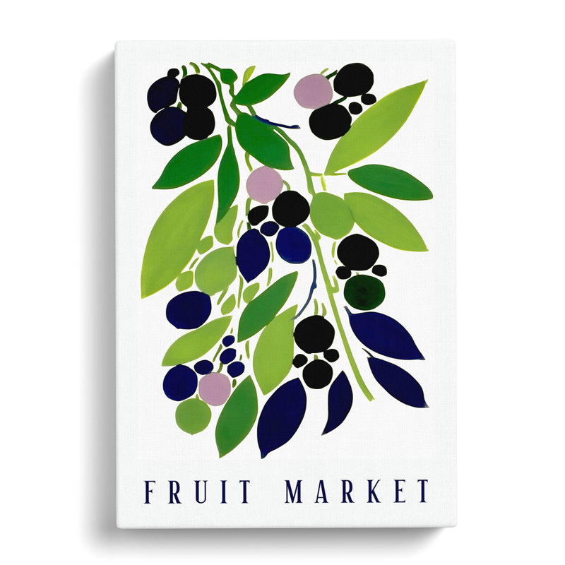 XMKTMKT-471 Olives Fruit Market Exhibition Vol.1 - Wrapped Canvas Print, 50cm H x 35cm W x 3cm D
