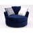 100 % polyester bleu marine est en rupture de stock