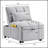 Tufted Single Pull-Out Sofa Bed with Adjustable Backrest and Pillows, Convertible Chaise Lounge for Versatile Use-503899214