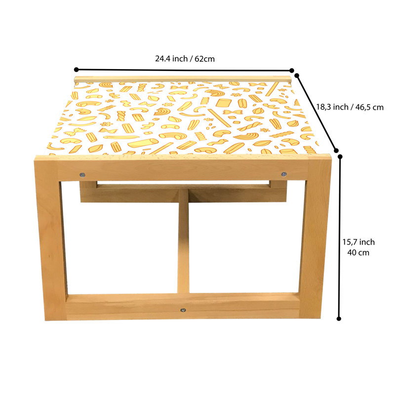 Jamarley Sled Coffee Table, 62cm H x 46cm W x 40cm D