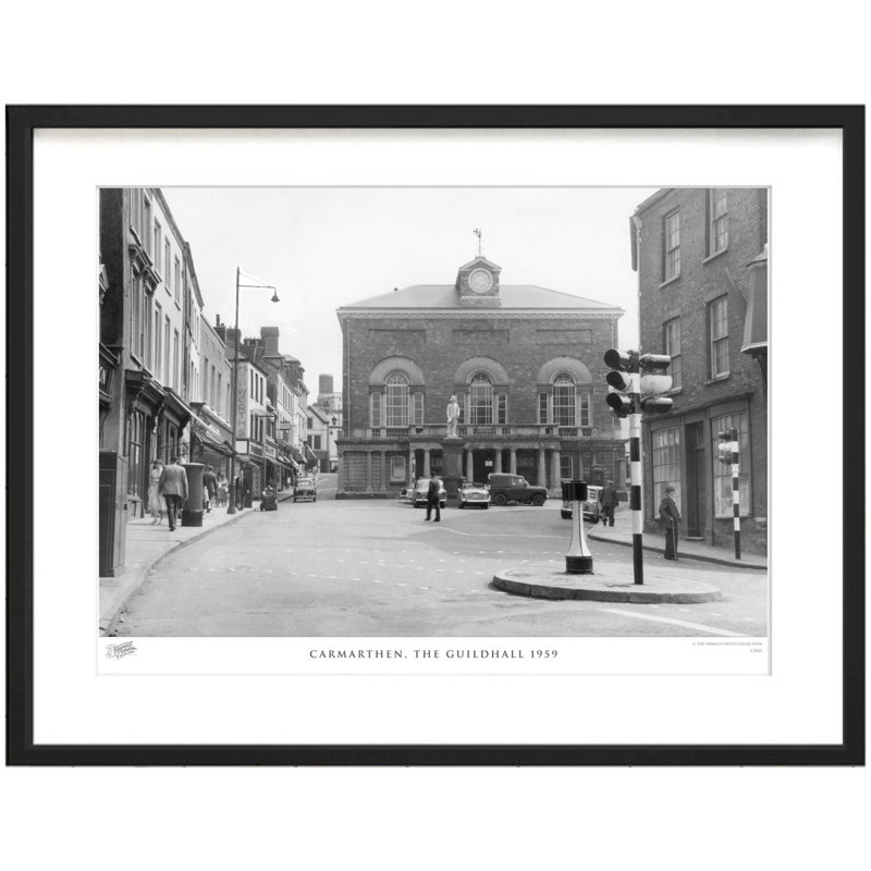Carmarthen, The Guildhall 1959 by Francis Frith - Single Picture Frame Print, 28cm H x 36cm W x 2.3cm D