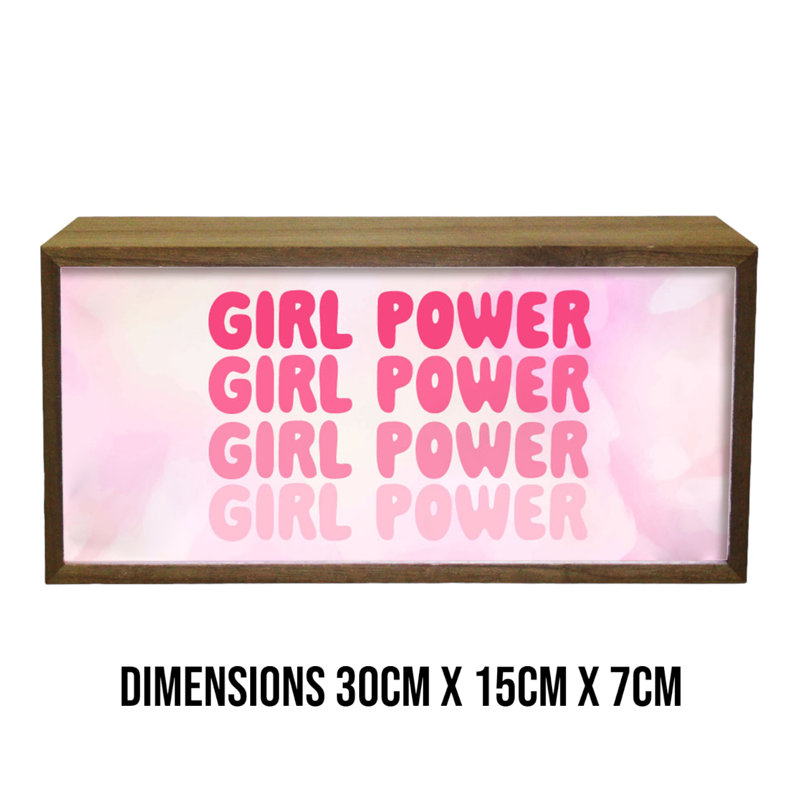 Hila Girl Power 15" LED Sign