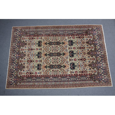 Vintage Turkish Antique Rug for Kitchen and Home Decor with Modern Wool Design