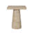 20X20x24" Square Side Table With Pedestal Base-724890642