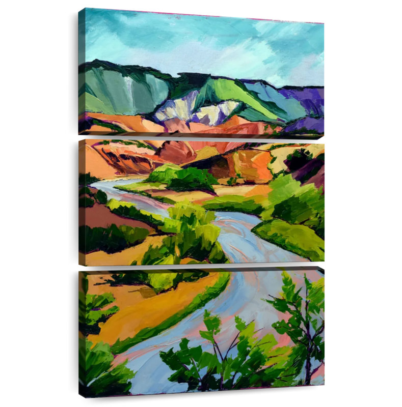 Tergel, Nouveau-Mexique, paysage, H 32 po x l 20 po