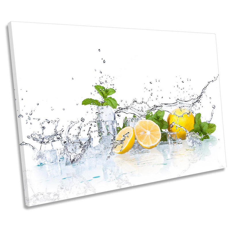 Fruit Slices Kitchen Splash - Wrapped Canvas Print, 91.4cm H x 137.2cm W