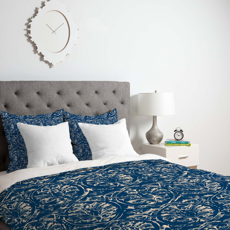 Housse de couette damassé, Housse de couette pour lit simple / TG