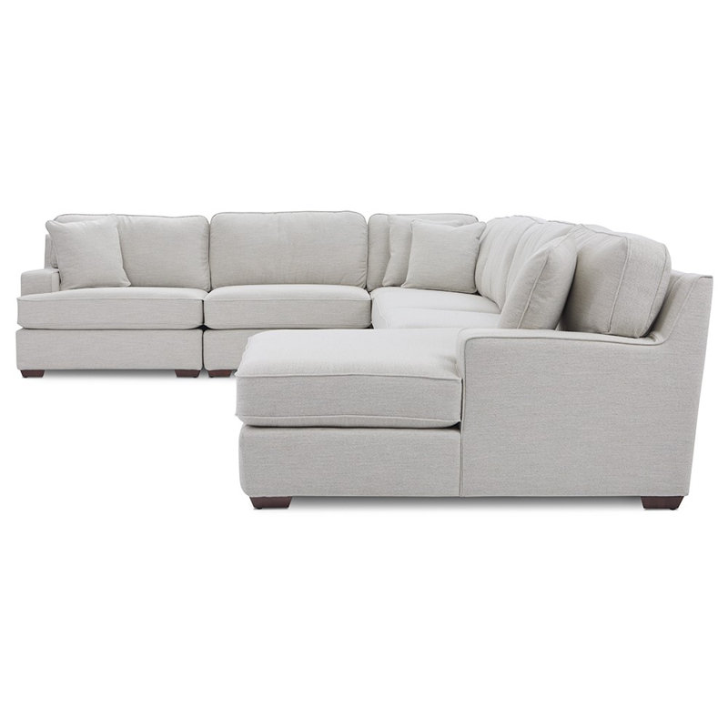 Canapé modulaire avec méridienne Paxton, Right Hand Facing Chase