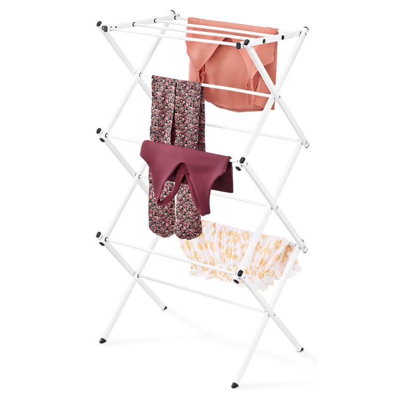 Metal Accordion Drying Rack, 41.13" H x 22.5" W x 14.5" D
