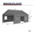 13 Ft. W X 20 Ft. D Heavy Duty Carport Canopy Portable Garage Storage Canopycar Tent With Roll-Up Windows And Removable Sidewalls-115246677