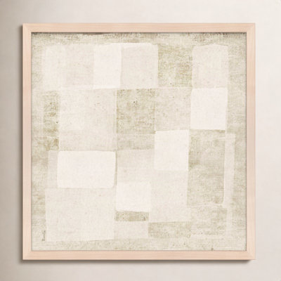Subtle Patchwork 1 by Marco Marella for Studio M - Framed Wall Art